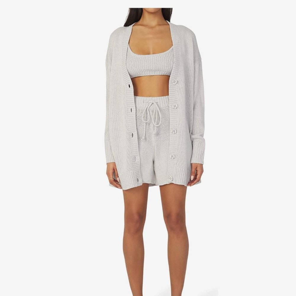 WeWoreWhat Bra, Shorts, and Cardigan!!!!